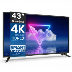 Smart TV 43 pulgadas Led 4K, televisor Android 9.0 - TD Systems K43DLG12US-R Refurbished