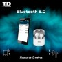 TD Systems - Auriculares inalámbricos Bluetooth 5.0 Con cancelación de ruido y micrófono (40 horas de uso)