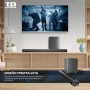 TD Systems - Barra de sonido con subwoofer Potencia 120W. Bluetooth 5.0 ,Digital óptica, coaxial, HDMI, línea Jack 3.5