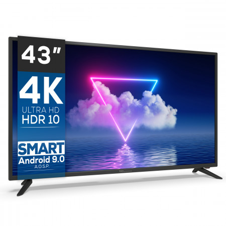 Smart TV 43 pulgadas televisor Led 4K Android 9.0 - TD Systems K43DLG12US