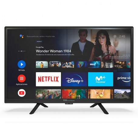 Smart TV 40 pulgadas Led Full HD, televisor Hey Google Official Assistant,  control por voz - TD