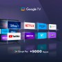 Smart TV 24 pulgadas Led HD, televisor Hey Google Official Assistant, control por voz - TD Systems K24DLC19GLE