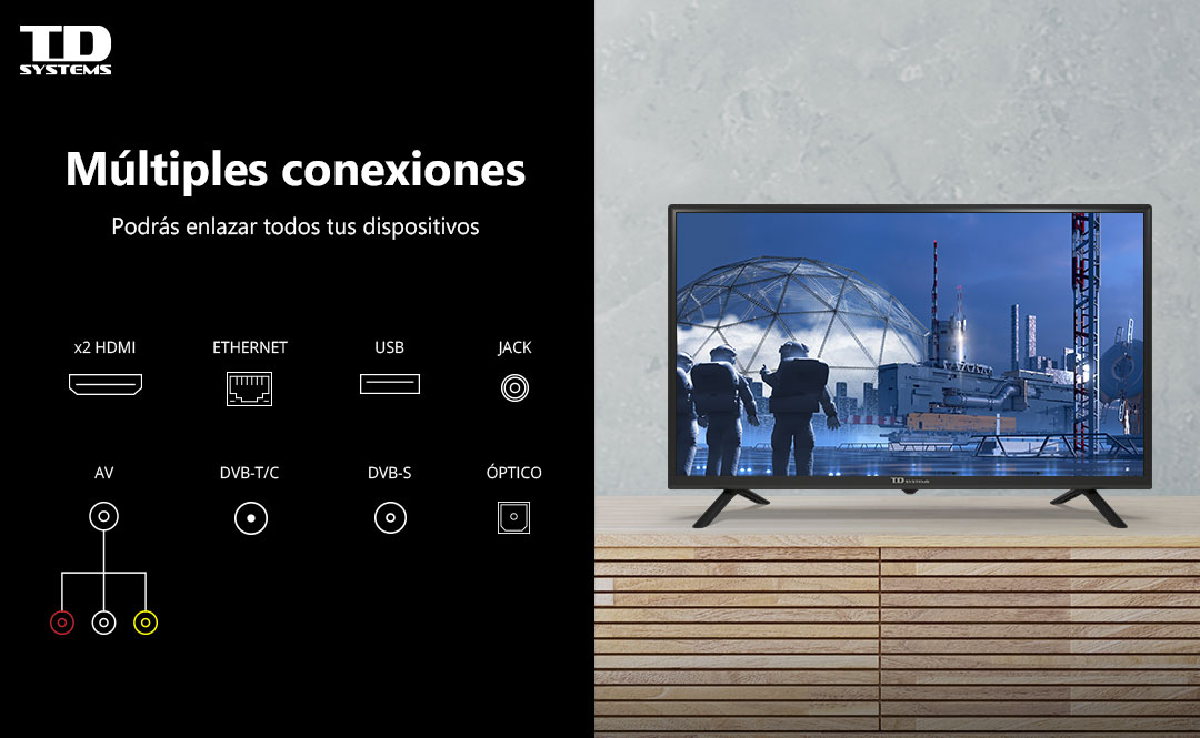 Smart TV 40 Full HD, televisores Chromecast oficiales de Google (Asistente  de Google). TD Systems-televisión K40DLC17GLE, 3 años de garantía, envío  desde España - AliExpress